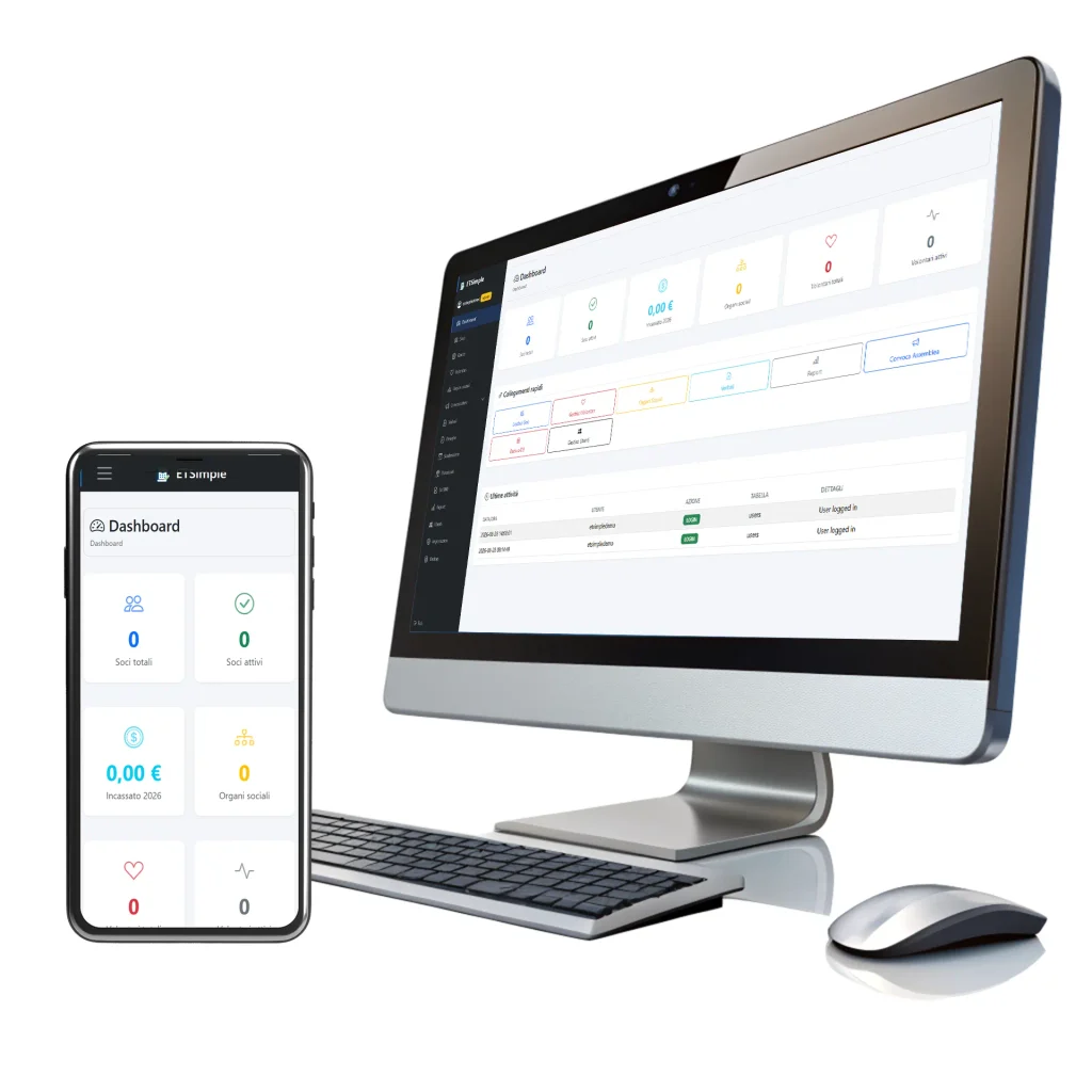 ETSimple Software Gestine per gli Enti del Terzo Settore